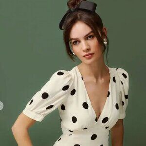 Reformation ; Naira Dress - Polka Dots